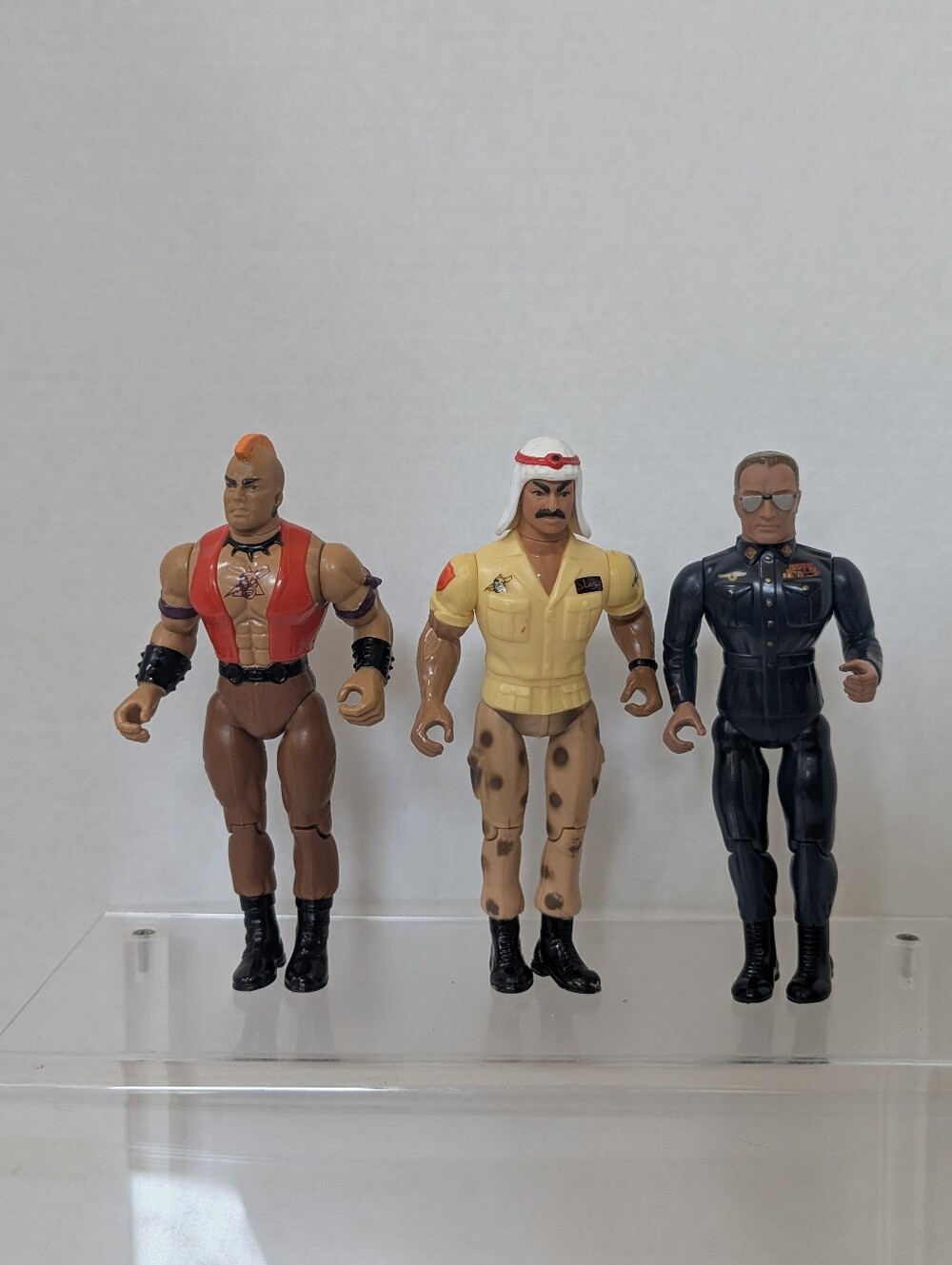 VTG Coleco Rambo the force of Freedom lot of 3. Enemy savage nomad